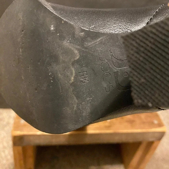 Joe’s Leather Upper Black Heel Boots Women Size 6.5 - Picture 5 of 7